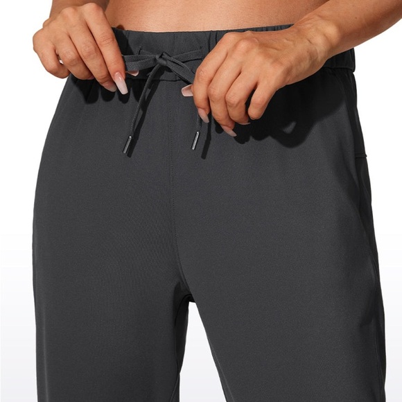 CRZ YOGA Dark Gray Drawstring Elasticized Waist Joggers - Picture 12 of 15